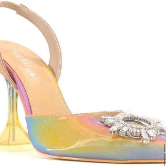 COPY - BRAND NEW IN BOX - Cape Robbin Embellished Slingback Pumps - Picture 4 of 6